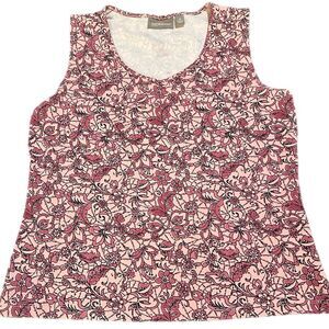 Croft & Barrow Stretch Floral Shirt-Medium